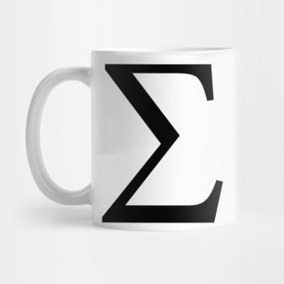 Black Sigma Mug